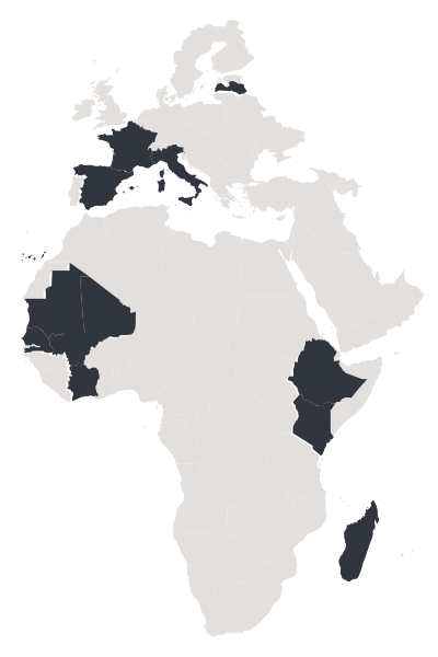 Athlete Representation map